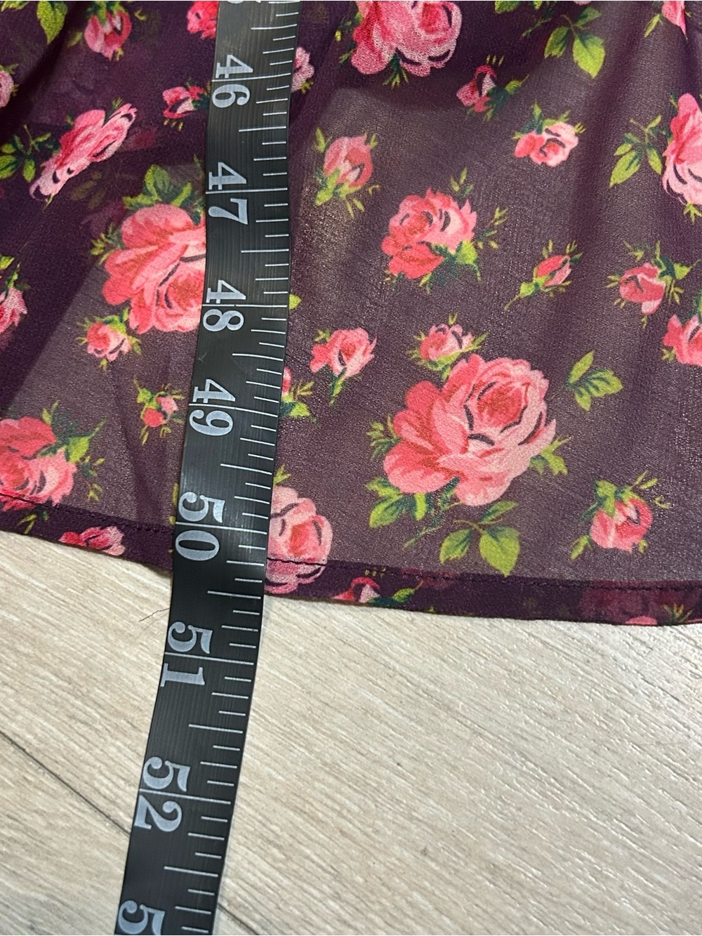Betsey Johnson Romantic Floral Roses Maxi Dress Burgundy Pink Cottagecore Boho L - Picture 15 of 16